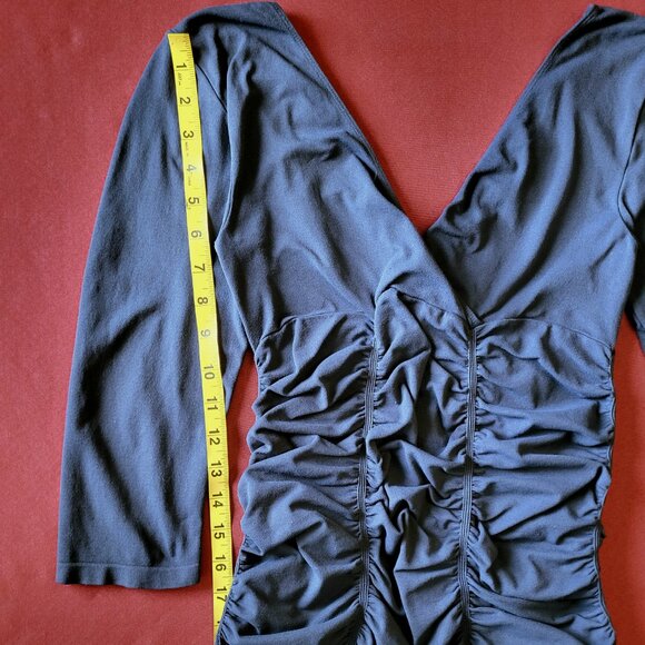 Like New Last Tango Navy Ruched Top | M/L | Vintage - Picture 6 of 9